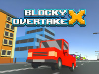 Play Blocky Overtake X now!