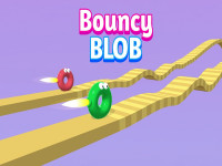 Play Bouncy Blob Race: Obstacle Course now!