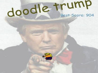 Play Doodle Jump Trump now!