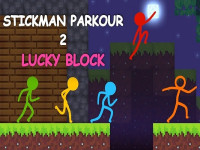 Play Stickman Parkour 2: Luck Block now!