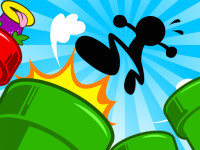 Play Stickman Bouncing now!