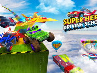 Play Super Hero Driving School now!